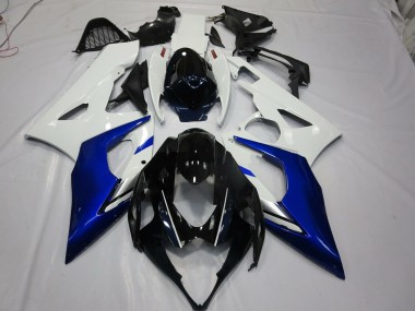 Weiß & Blau 05-06 GSXR 1000 Motorrad Verkleidung