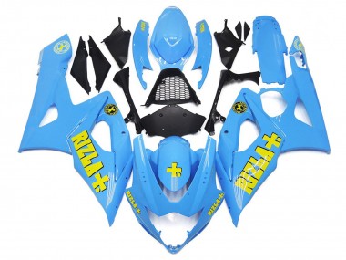 Weiß Blau Mit Gelb Rizla 05-06 GSXR 1000 Motorrad Verkleidung