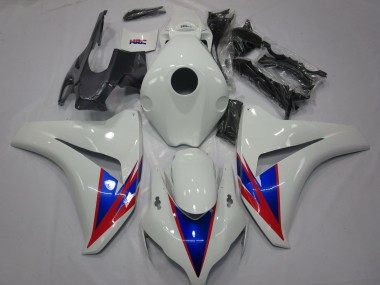 Weiß Blau Rot 08-11 CBR1000RR Motorrad Verkleidung