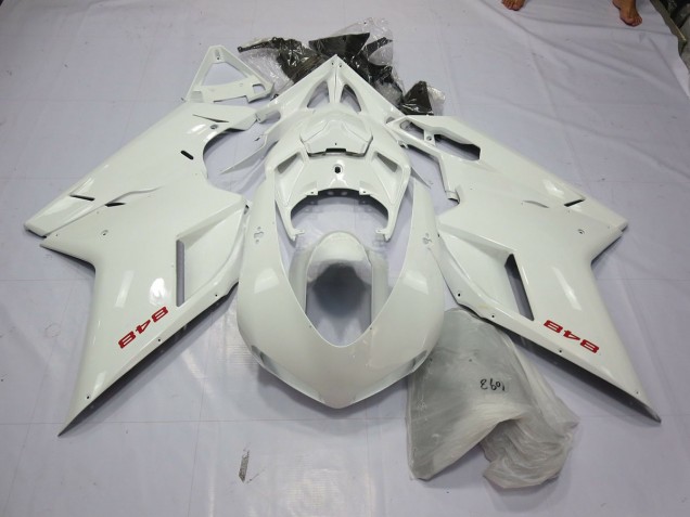 Weiß Perlmutt 07-14 Ducati 848 1098 1198 Motorrad Verkleidung Weiß Perlmutt 07-14 Ducati 848 1098 1198 Motorrad Verkleidung