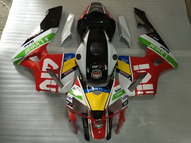 Weiß Rot Givi 05-06 CBR600RR Motorrad Verkleidung