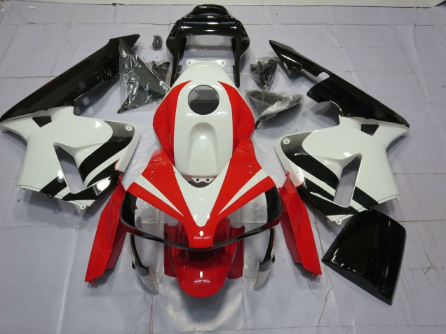 Weiß Rot & Schwarz OEM 03-04 CBR600RR Motorrad Verkleidung