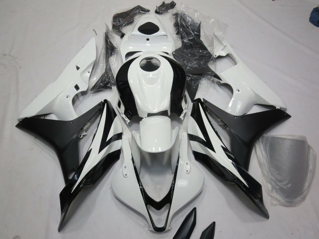 Weiß & Schwarz OEM Stil 07-08 CBR600RR Motorrad Verkleidung