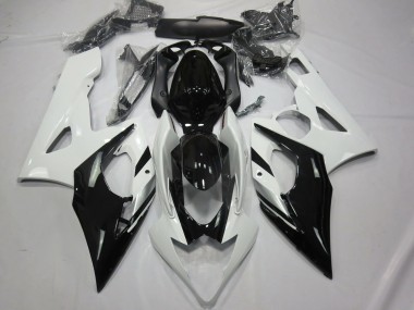 Weiß Schwarz & Silber 05-06 GSXR 1000 Motorrad Verkleidung