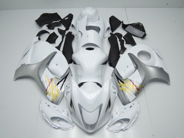 Weiß & Silber 08-20 GSXR 1300 Motorrad Verkleidung