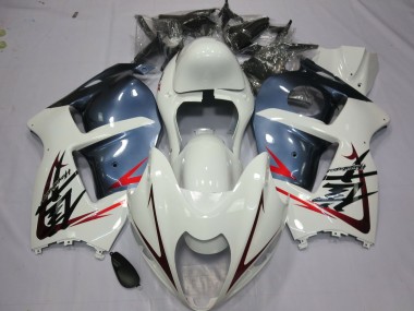 Weiß & Staubblau 97-07 GSXR 1300 Motorrad Verkleidung