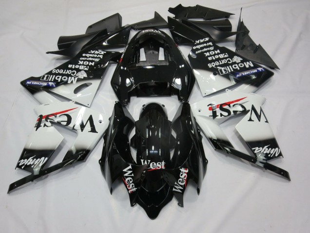 Weiß West 04-05 ZX10R Motorrad Verkleidung Weiß West 04-05 ZX10R Motorrad Verkleidung