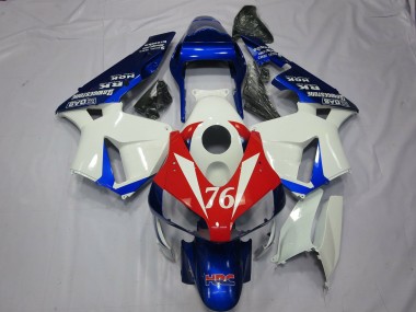 76 Weiß & Rot 03-04 CBR600RR Motorrad Verkleidung
