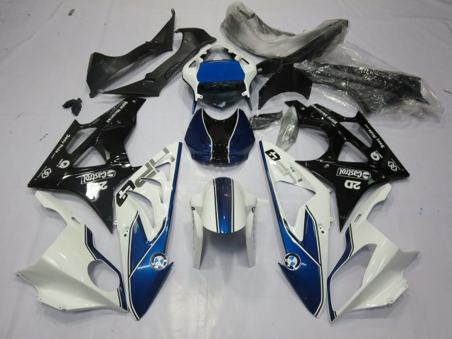 Alien Blau & Weiß 09-14 S1000RR Motorrad Verkleidung Alien Blau & Weiß 09-14 S1000RR Motorrad Verkleidung