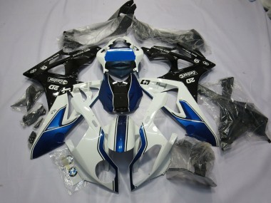 Alien Blau & Weiß 09-14 S1000RR Motorrad Verkleidung