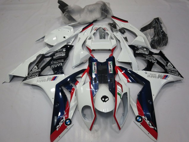 Alien Blau & Weiß 09-14 S1000RR Motorrad Verkleidung