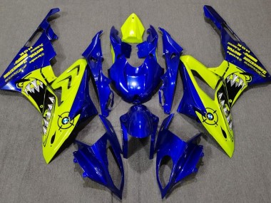 Alien Blau & Weiß 09-14 S1000RR Motorrad Verkleidung