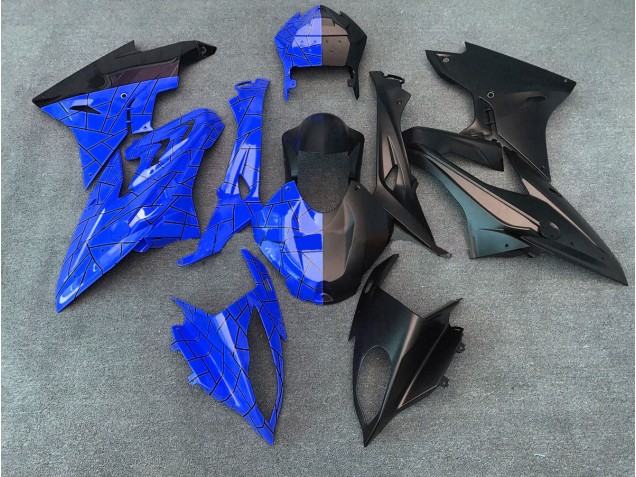 Alien Blau & Weiß 09-14 S1000RR Motorrad Verkleidung