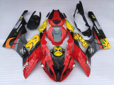 Alien Blau & Weiß 09-14 S1000RR Motorrad Verkleidung
