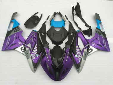 Alien Blau & Weiß 09-14 S1000RR Motorrad Verkleidung