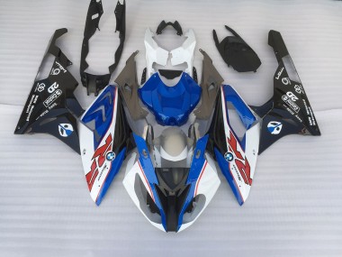 Alien Blau & Weiß 09-14 S1000RR Motorrad Verkleidung