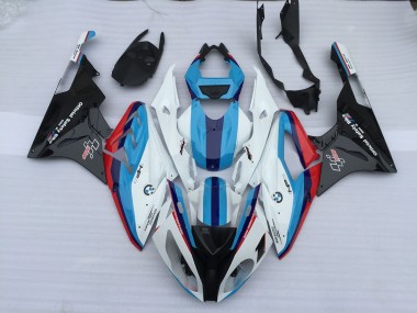 Alien Blau & Weiß 09-14 S1000RR Motorrad Verkleidung