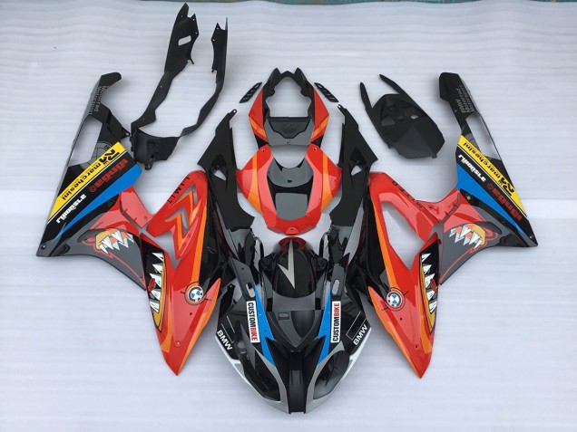 Alien Blau & Weiß 09-14 S1000RR Motorrad Verkleidung Alien Blau & Weiß 09-14 S1000RR Motorrad Verkleidung