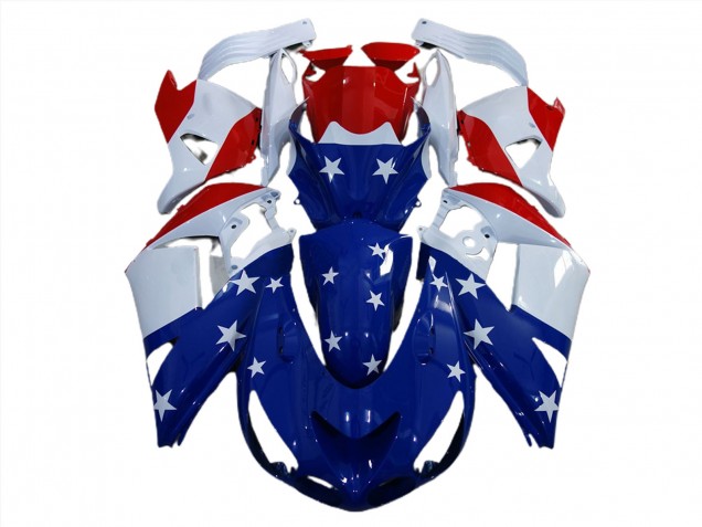Amerikanische Flagge 06-11 ZX14R Motorrad Verkleidung