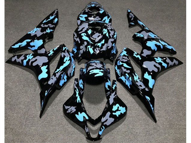 Benutzerdefiniertes Tarnung Blau 07-08 CBR600RR Motorrad Verkleidung