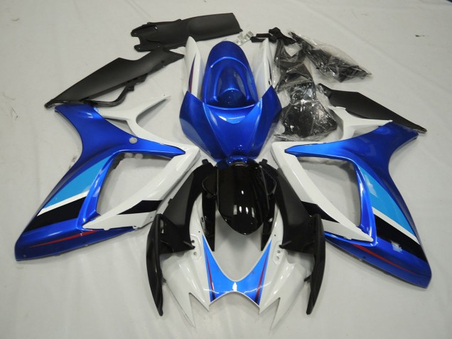 Blau & Weiß 06-07 GSXR 600-750 Motorrad Verkleidung