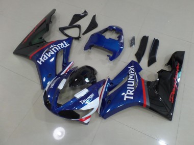 Blau & Weiß 09-12 Daytona 675 Motorrad Verkleidung