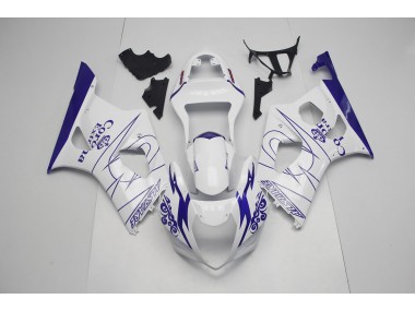 Blau & Weiß Corona 03-04 GSXR 1000 Motorrad Verkleidung