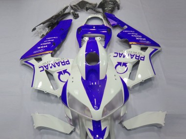 Blau & Weiß Custom 05-06 CBR600RR Motorrad Verkleidung