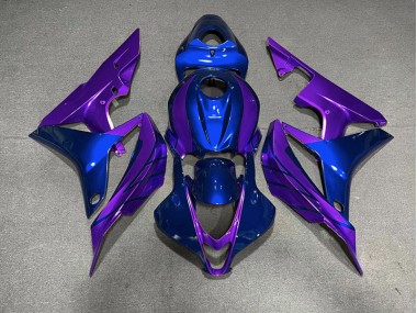 Blau & Weiß Custom 07-08 CBR600RR Motorrad Verkleidung