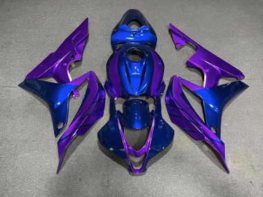 Blau & Weiß Custom 07-08 CBR600RR Motorrad Verkleidung