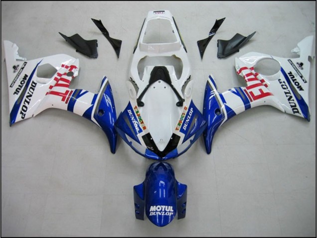 Blau Fiat 05 R6 Motorrad Verkleidung Blau Fiat 05 R6 Motorrad Verkleidung