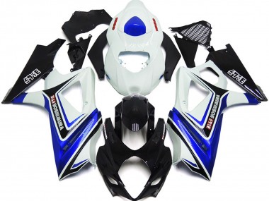 Blau Glänzend Mit Weiß & Schwarz OEM-Stil 07-08 GSXR 1000 Motorrad Verkleidung