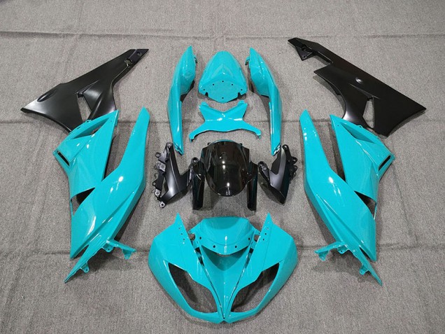 Blau & Gold 09-12 ZX6R Motorrad Verkleidung Blau & Gold 09-12 ZX6R Motorrad Verkleidung