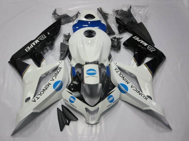 Blau Konica Minolta & Schwarz 07-08 CBR600RR Motorrad Verkleidung