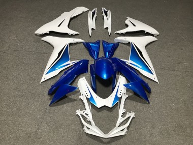 Blauweiß Kundenspezifisch 11-24 GSXR 600-750 Motorrad Verkleidung