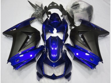 Blau & Matt Schwarz 08-12 Ninja 250 Motorrad Verkleidung