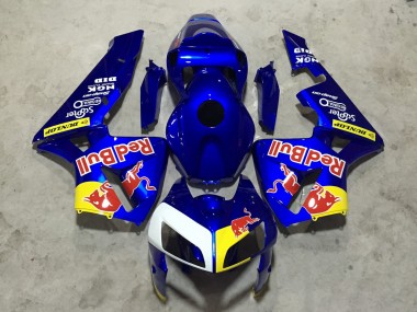 Blau Rot Bull 05-06 CBR600RR Motorrad Verkleidung