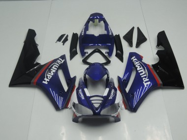 Blau & Rot Glänzend 09-12 Daytona 675 Motorrad Verkleidung