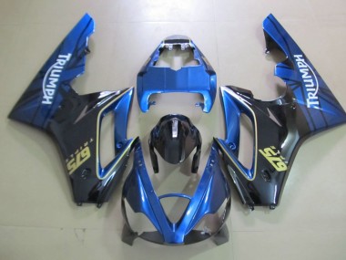 Blau & Schwarz 06-08 Daytona 675 Motorrad Verkleidung