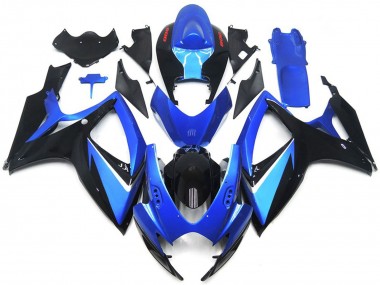 Blau & Schwarz Special 06-07 GSXR 600-750 Motorrad Verkleidung