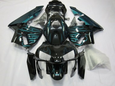 Blaue Flamme 03-04 CBR600RR Motorrad Verkleidung