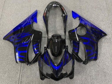 Blaue Flamme 04-07 CBR600 F4i Motorrad Verkleidung