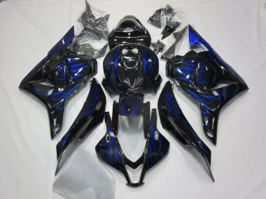 Blaue Flamme 09-12 CBR600RR Motorrad Verkleidung