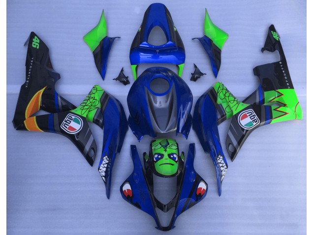 Blauer & Grüner Hai 07-08 CBR600RR Motorrad Verkleidung