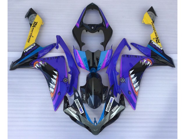 Blauer Hai 07-08 R1 Motorrad Verkleidung