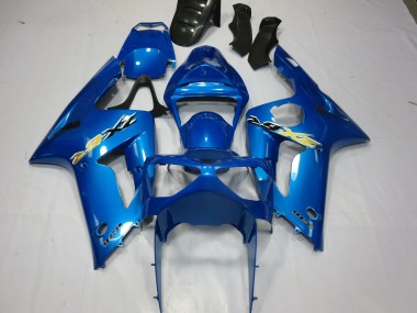 Blauer Ninja 03-04 ZX6R Motorrad Verkleidung
