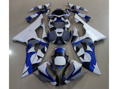 Blauer Schnee Camo 08-16 R6 Motorrad Verkleidung
