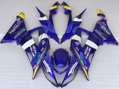 Blauer Stil 13-18 ZX6R Motorrad Verkleidung