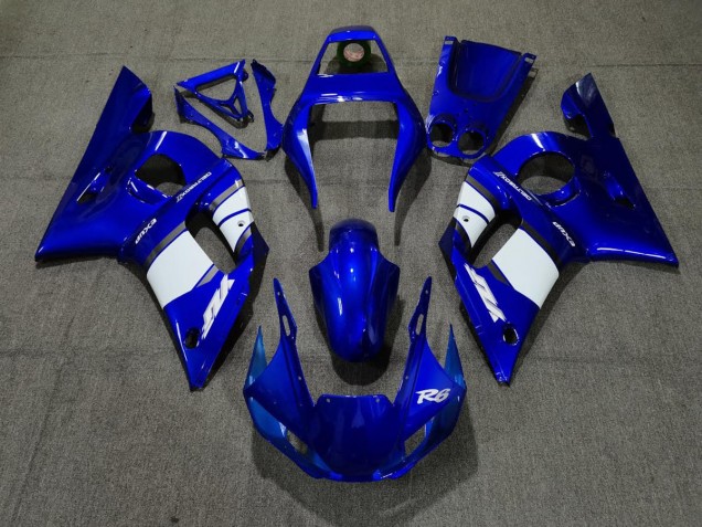 Blauweißes Design 98-02 R6 Motorrad Verkleidung Blauweißes Design 98-02 R6 Motorrad Verkleidung