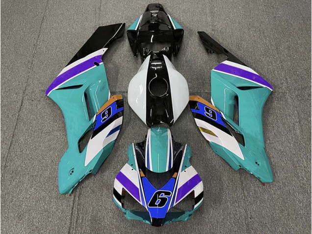 Blaugrün 6 04-05 CBR1000RR Motorrad Verkleidung
